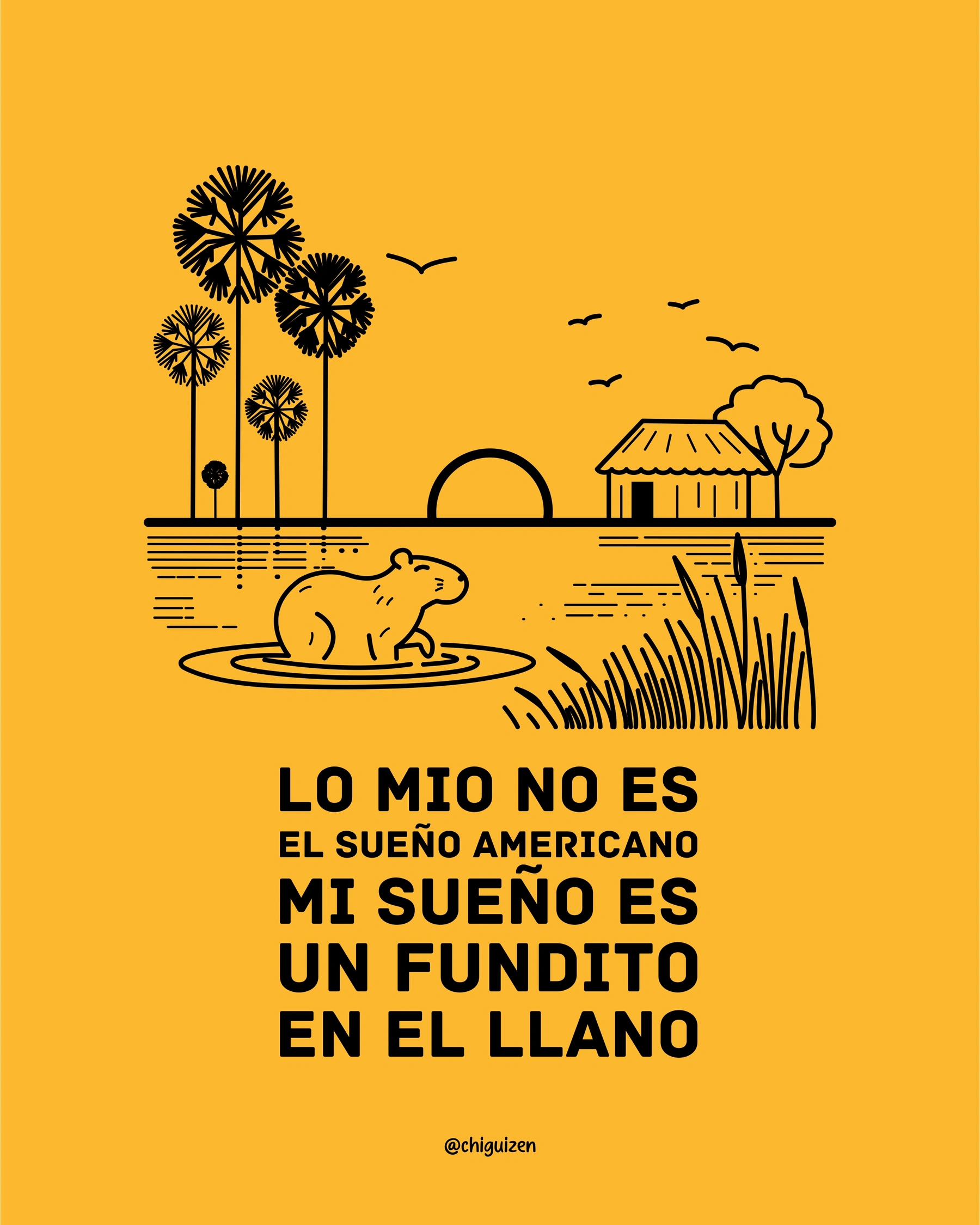 Mi sueño es un fundito en el llano