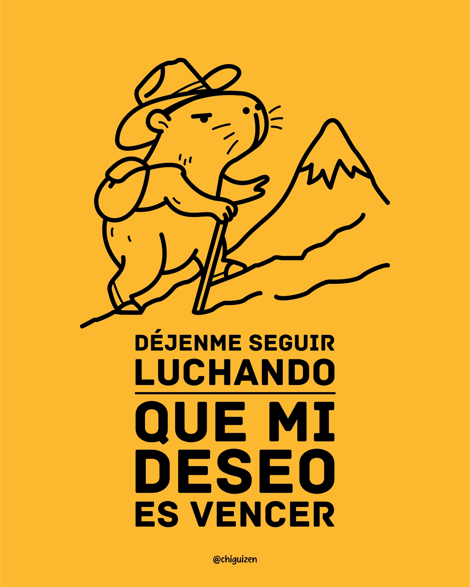 Déjenme seguir luchando