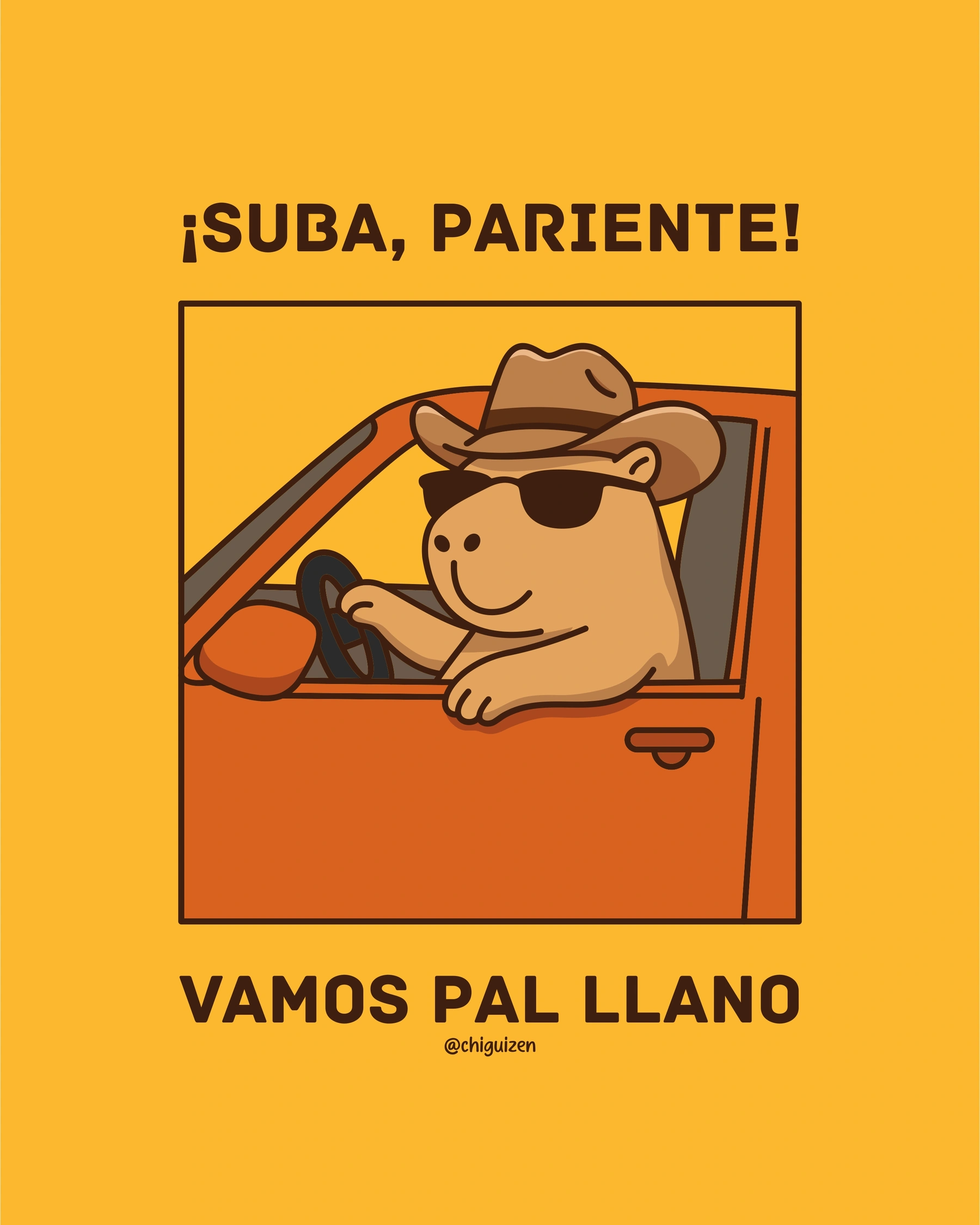 Suba, pariente: vamos pal llano